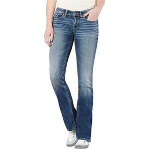 Flamingals Women's Medium Wash Bootcut Jeans Stretch Denim Size M